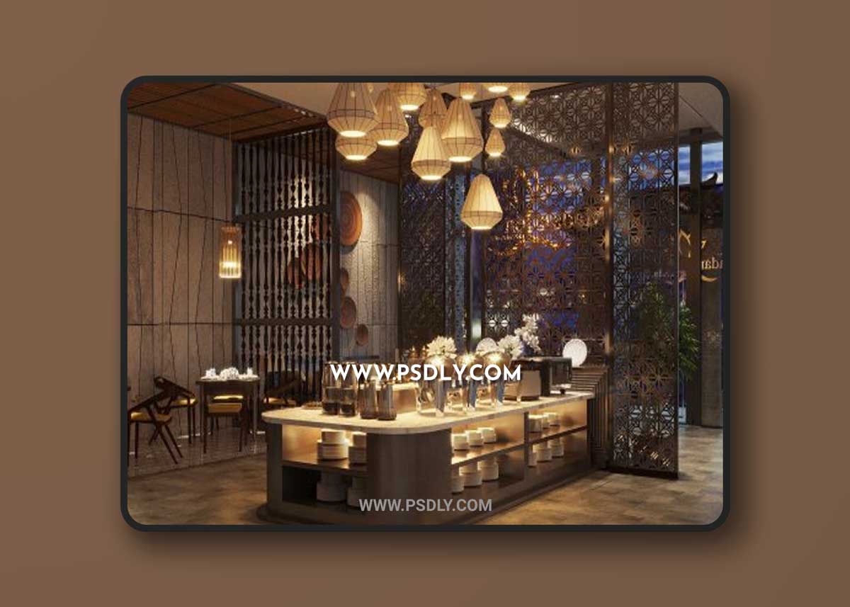 Interior Restaurant 3D Models