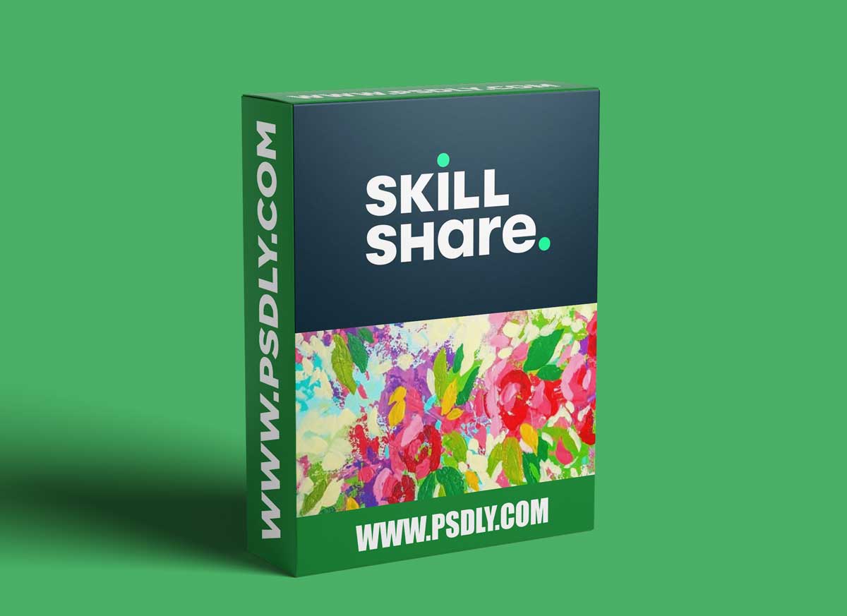 Learn to create Acrylic Abstract Floral paintings