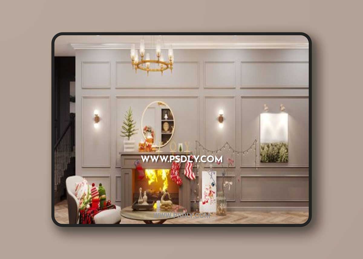 Living Room - Kitchen Interior By Ngo My Hoa 3D Models