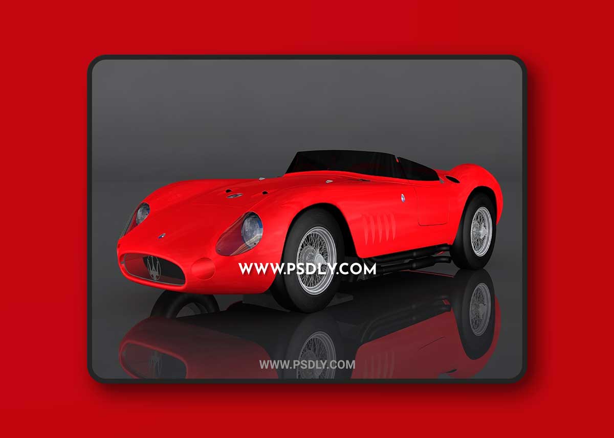Maserati 300 S 3D Model o93807