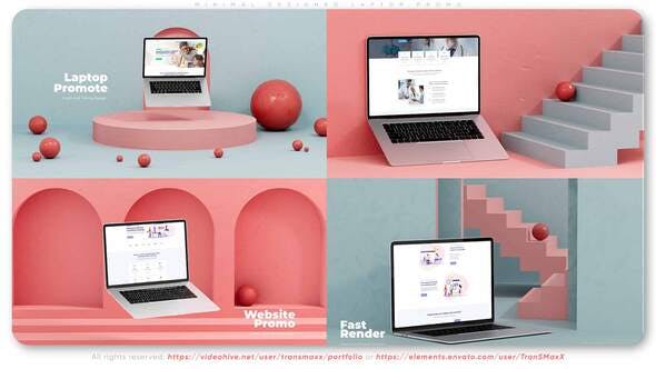 Videohive Minimal Designed Laptop Promo 35318165