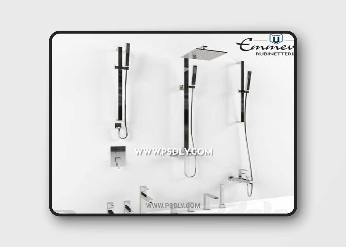 Mixers Emmevi, collection of Sicily 3D Models