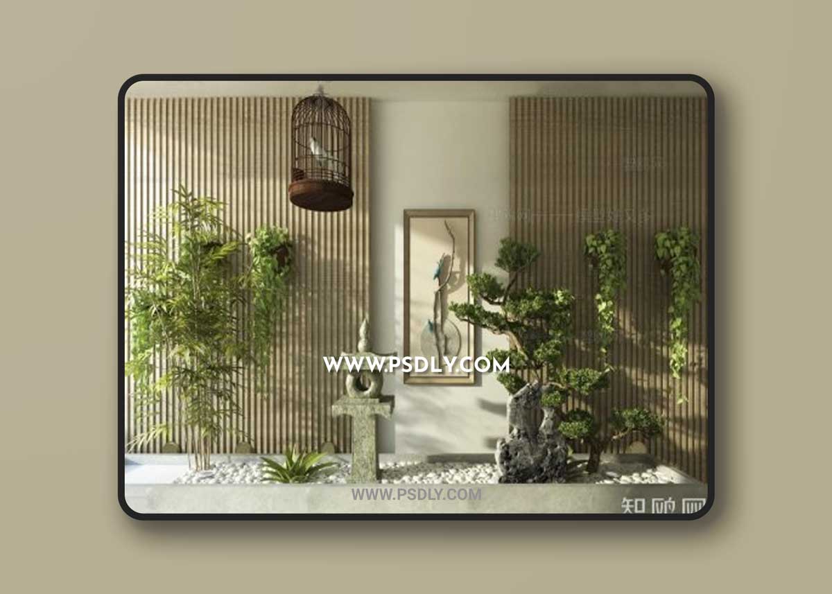 Modern Balcony / Garden 98988 3D Models