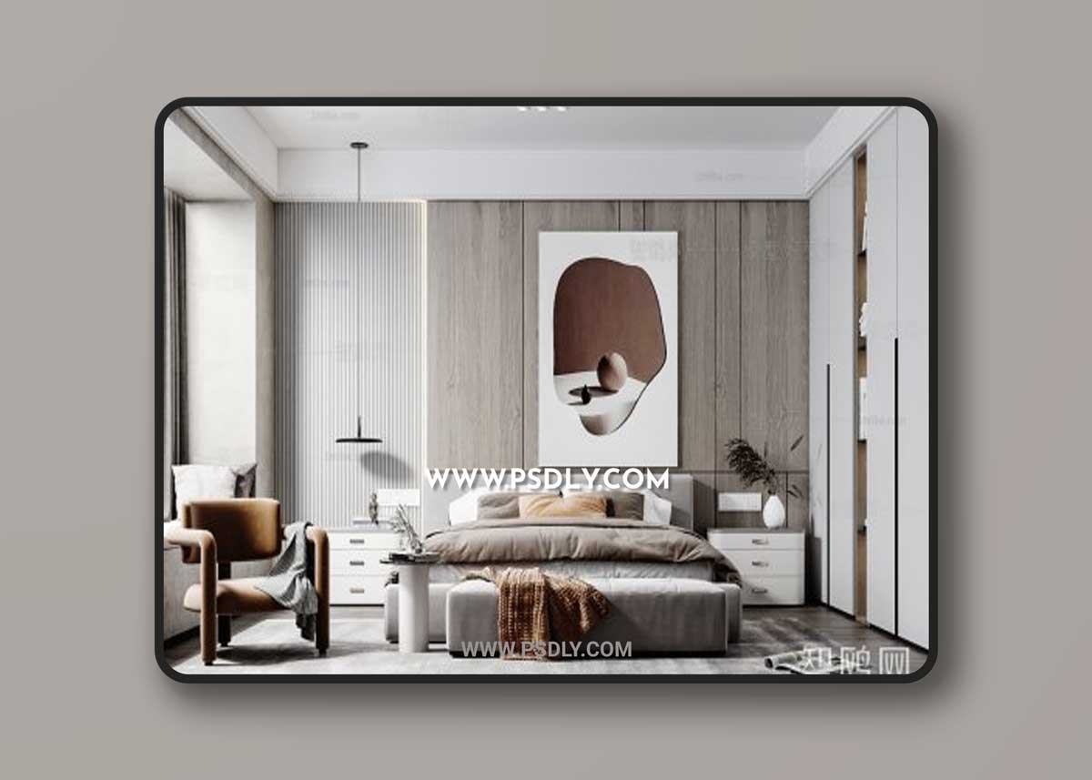 Modern bedroom 1034587 3D Models