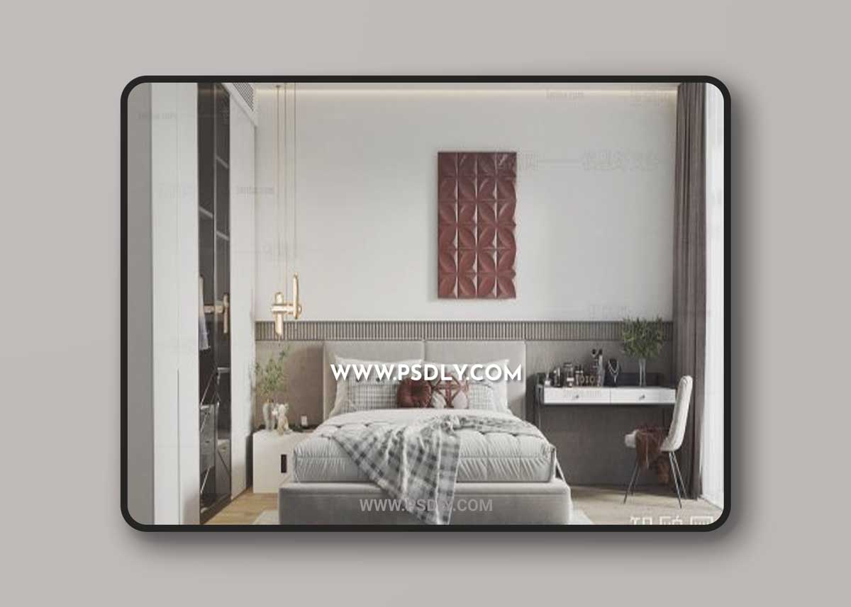 Modern bedroom 1174342 3D Models