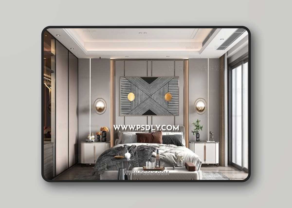 Modern bedroom 851796 3D Models