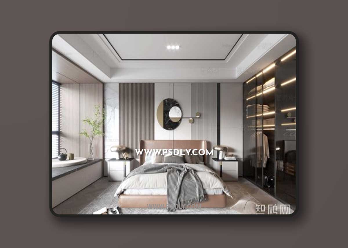 Modern bedroom 923541 3D Models
