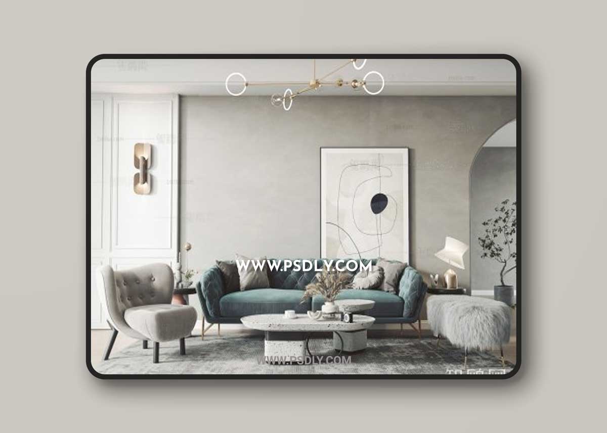 Modern living room 1018412 3D Models