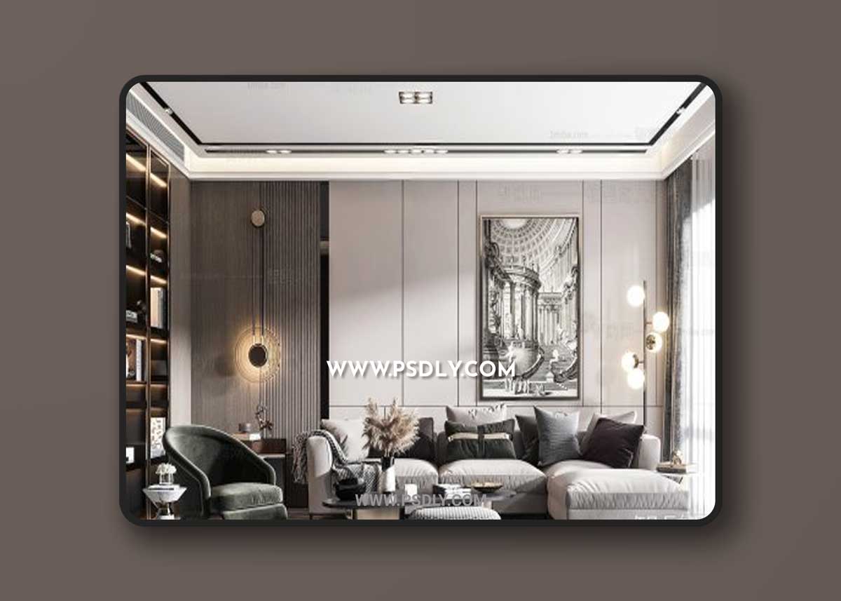 Modern living room 775834 3D Models