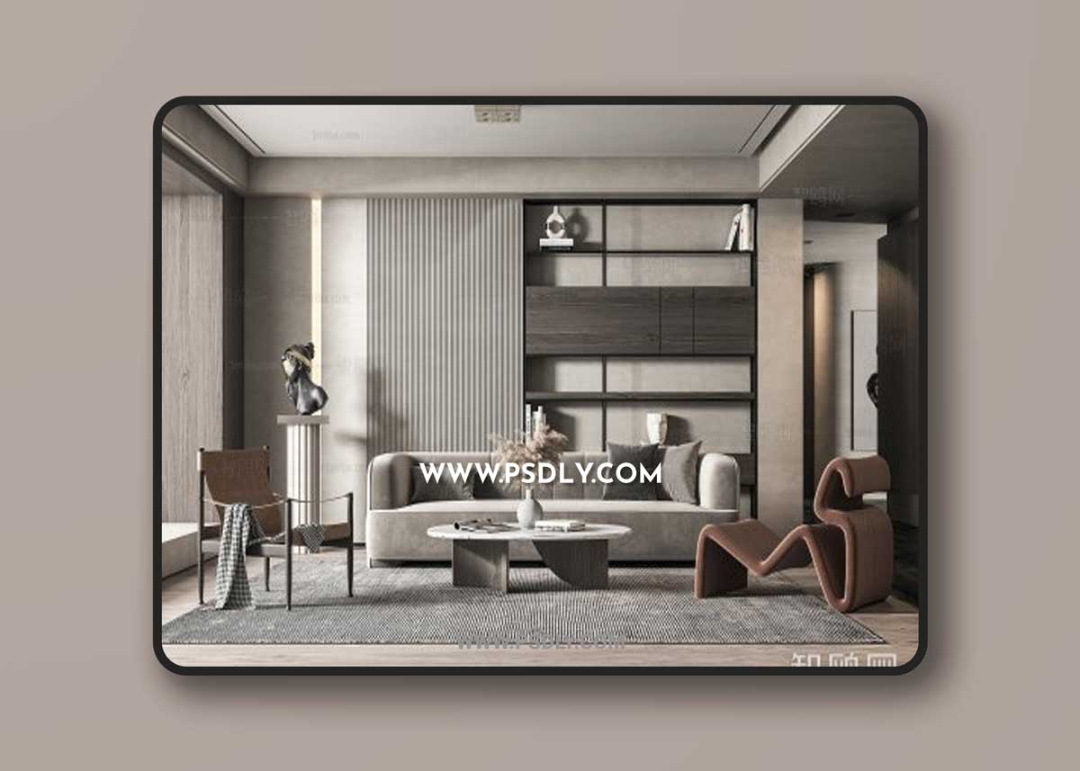 Modern living room 833555 3D Models