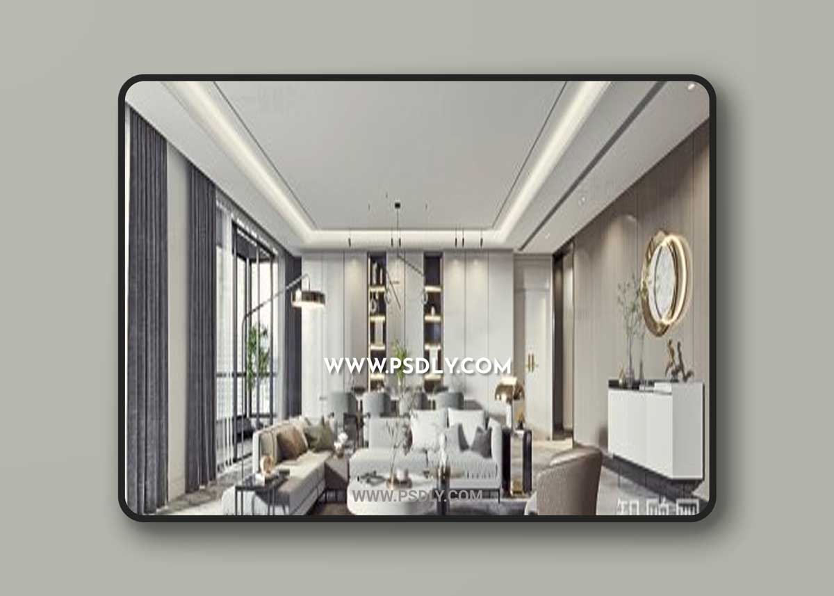 Modern living room 895284 3D Models