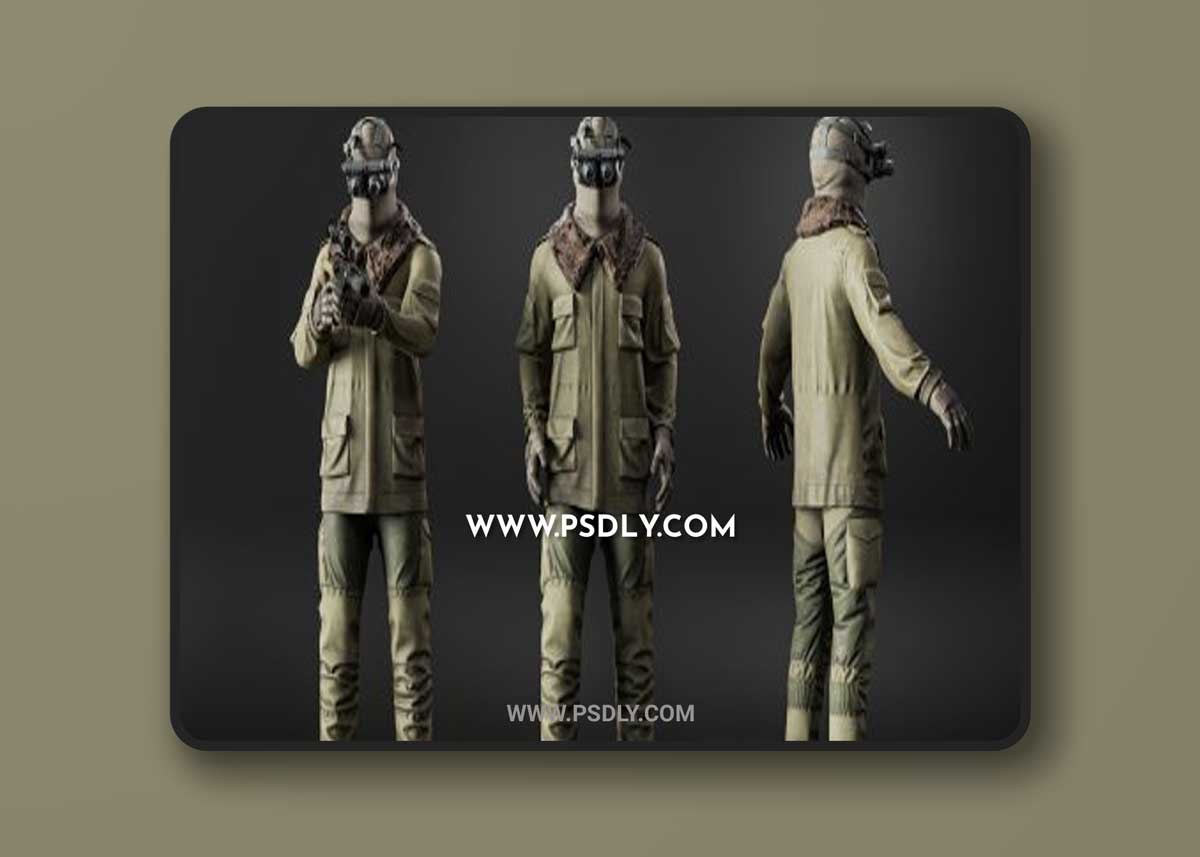 Modular russian soldier 3D Models