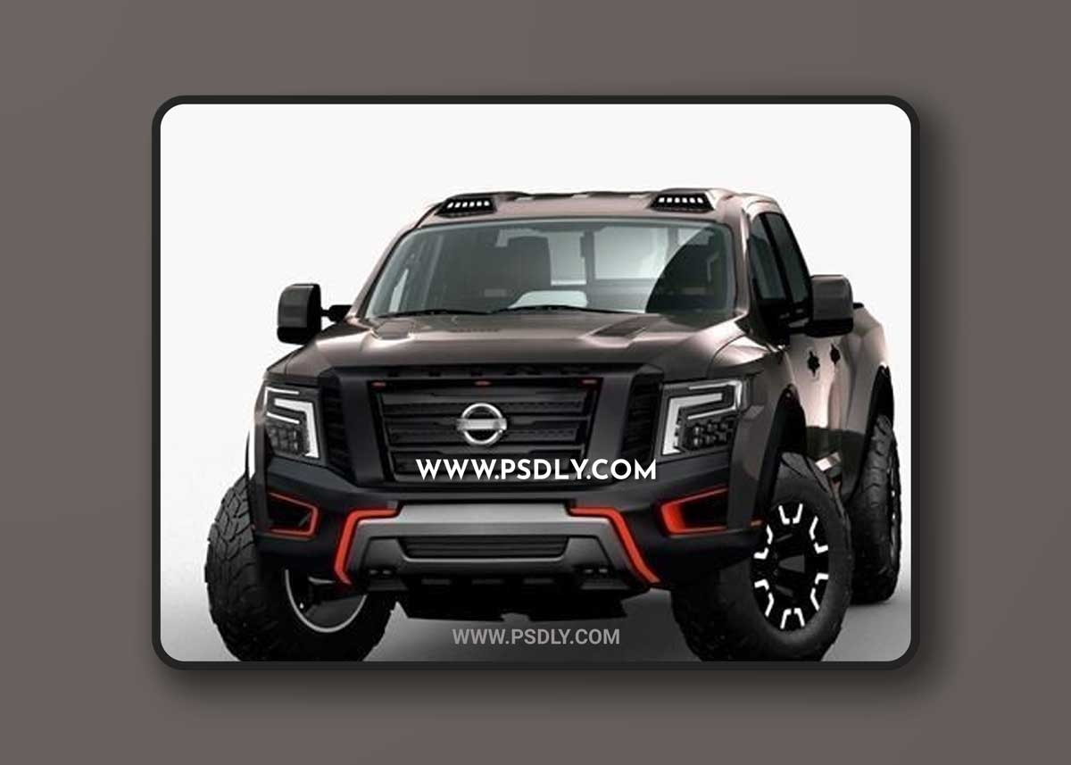 Nissan Titan 2017 3D Models