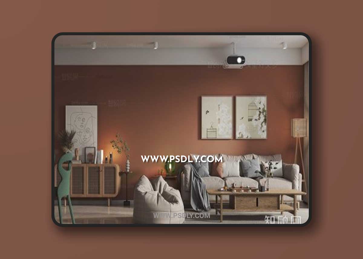 Nordic living room dining room 1038311 3D Models