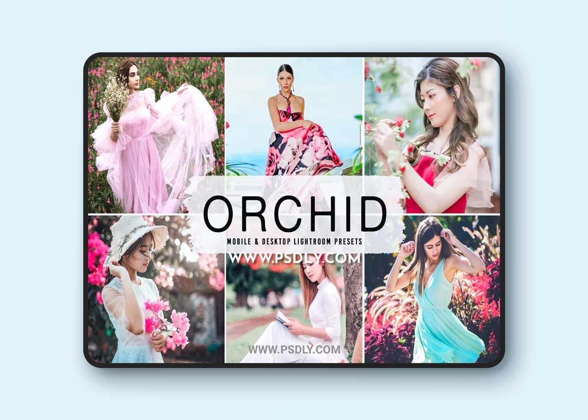 Orchid Mobile & Desktop Lightroom Presets