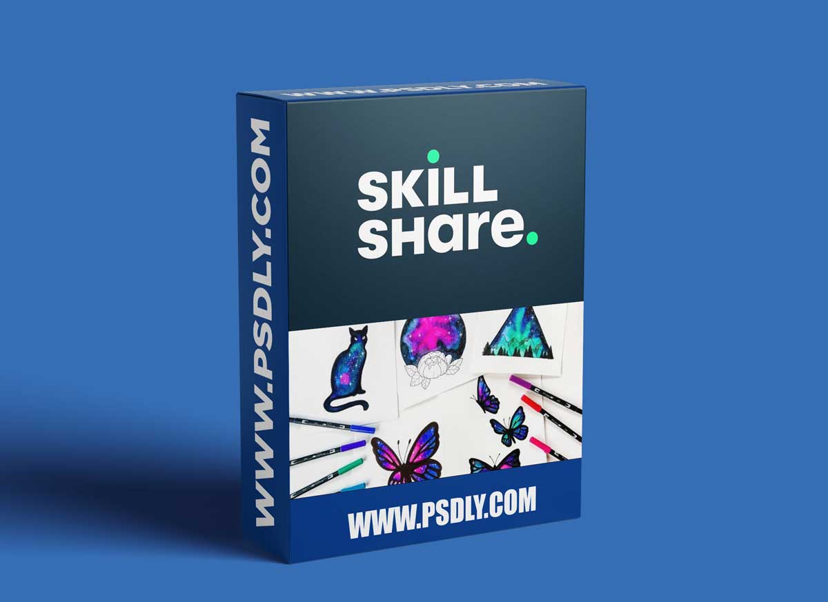 Paint a Beautiful Watercolor Galaxy Using Markers