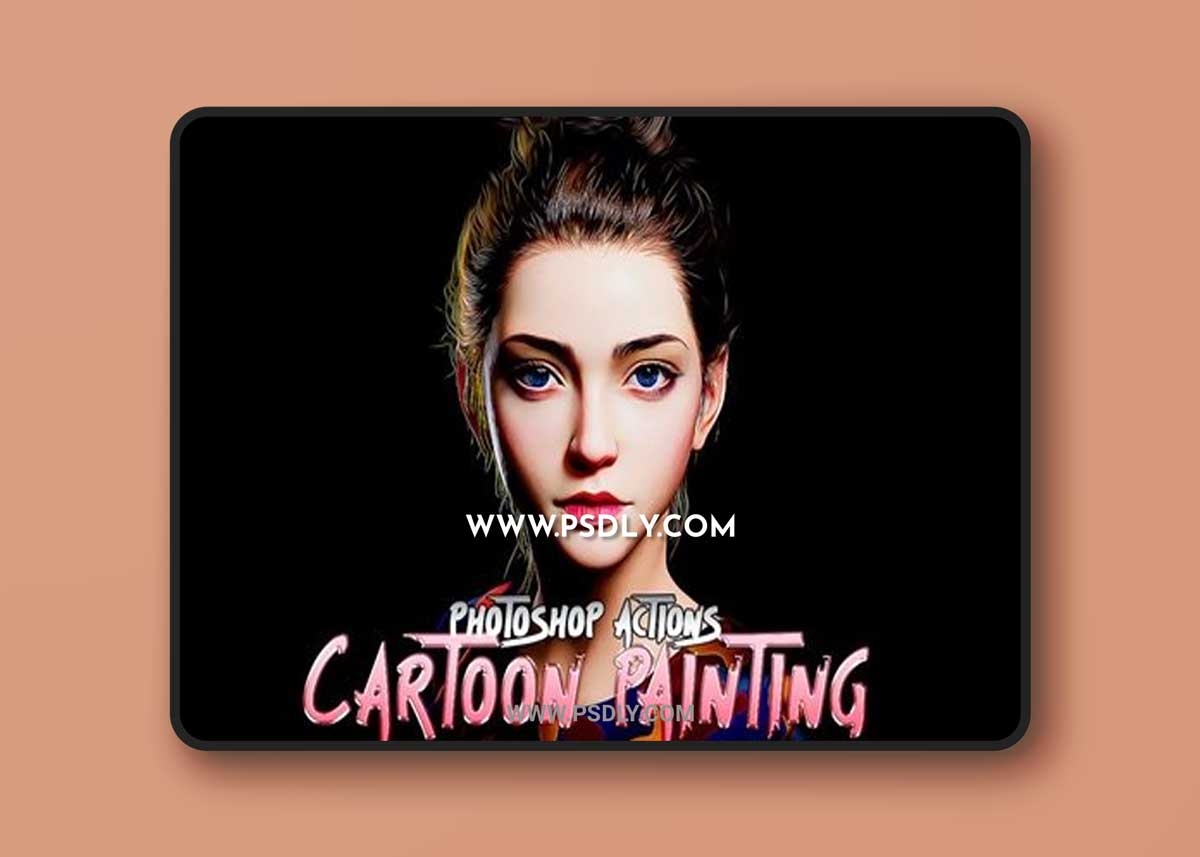 Painting Cartoon - Christmas Photoshop Actions