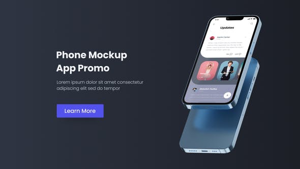 Videohive Phone Pro - Promo Realistic Mockup Mobile Application 35125612