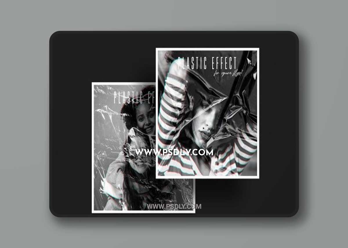 Plastic effect for square flyer