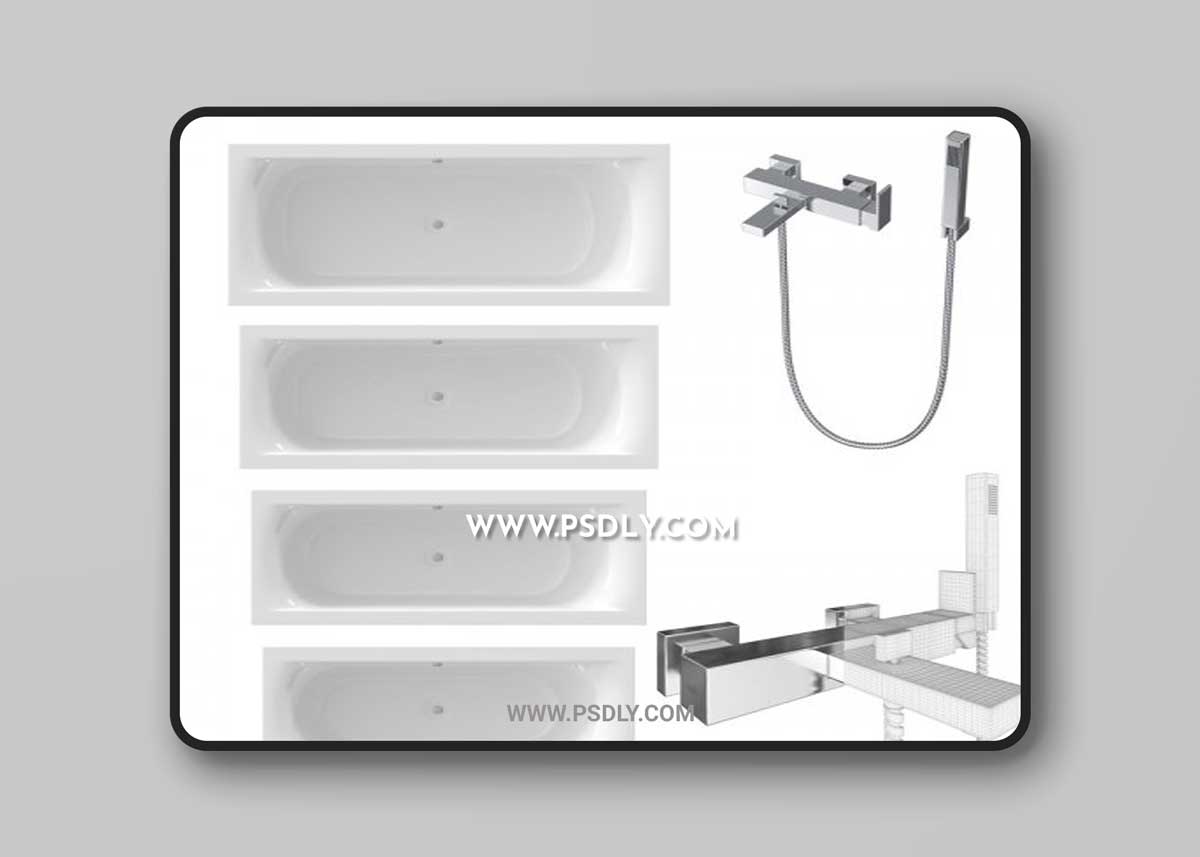 RIHO Baths and Newform Bath 3D Models