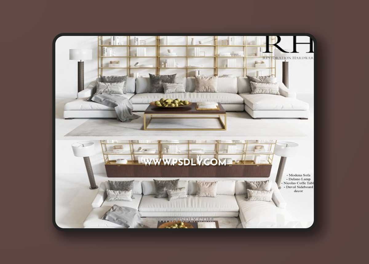 Restoration Hardware Modern 3D Models