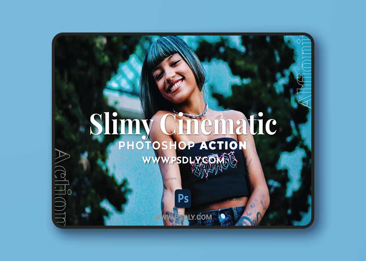 Slimy Cinematic Photoshop Action