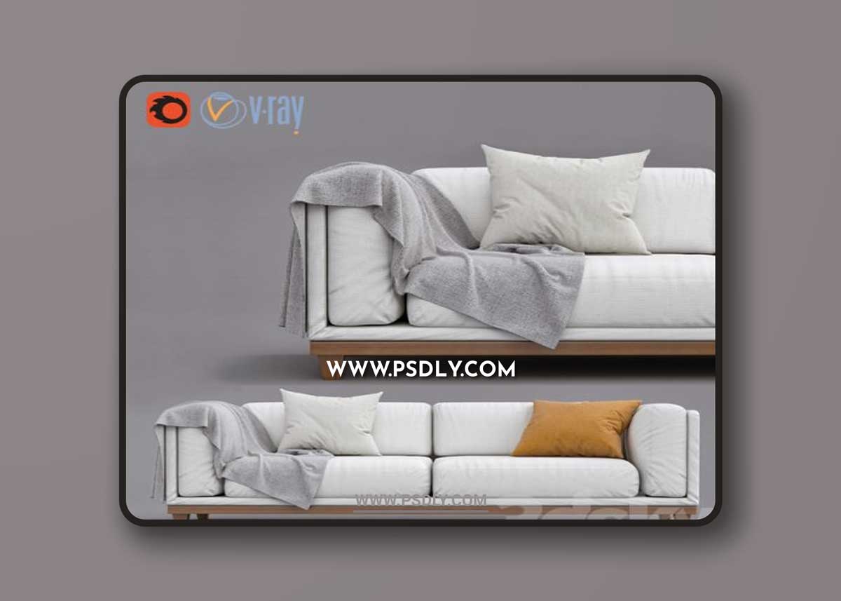 Sofa CASE Triple 3D Model