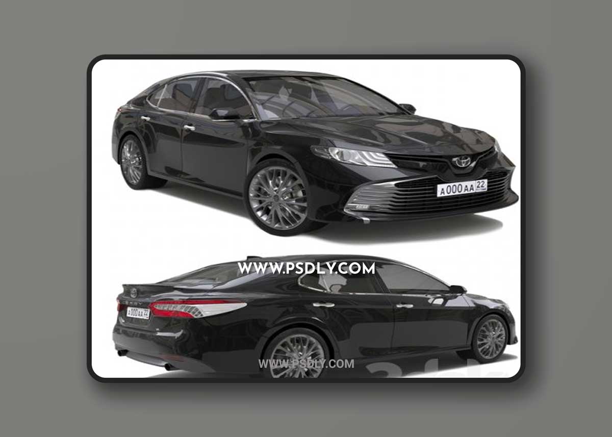 Toyota Camry 2018 3D Models