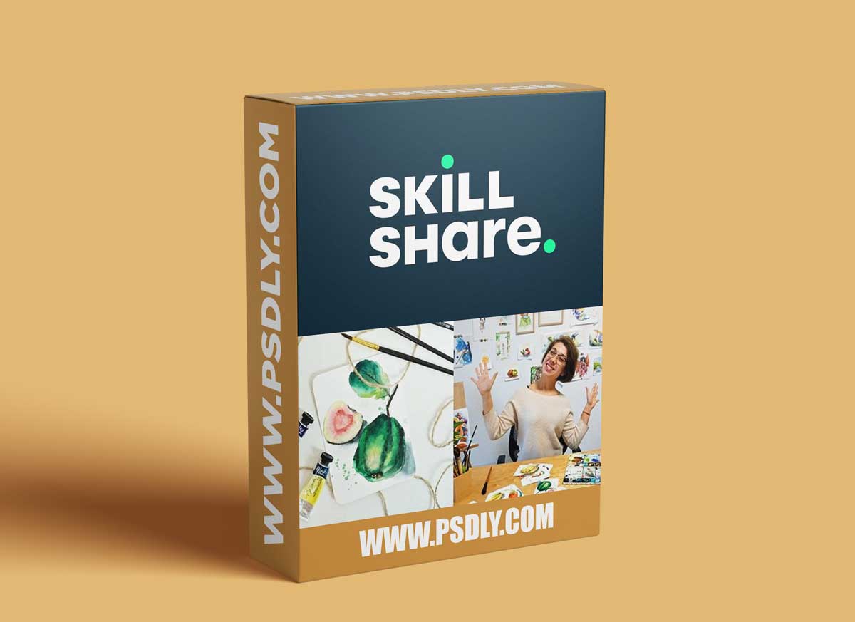 Tropical Fruit Series: GUAVA [course 6]. Paint Easy Food Postcards in Watercolor Like a ProTropical Fruit Series: GUAVA [course 6]. Paint Easy Food Postcards in Watercolor Like a Pro