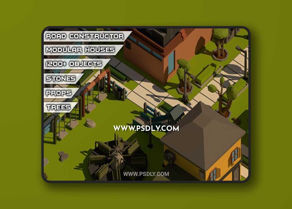 Unity - Poly City - Big Cartoon Pack V1.0