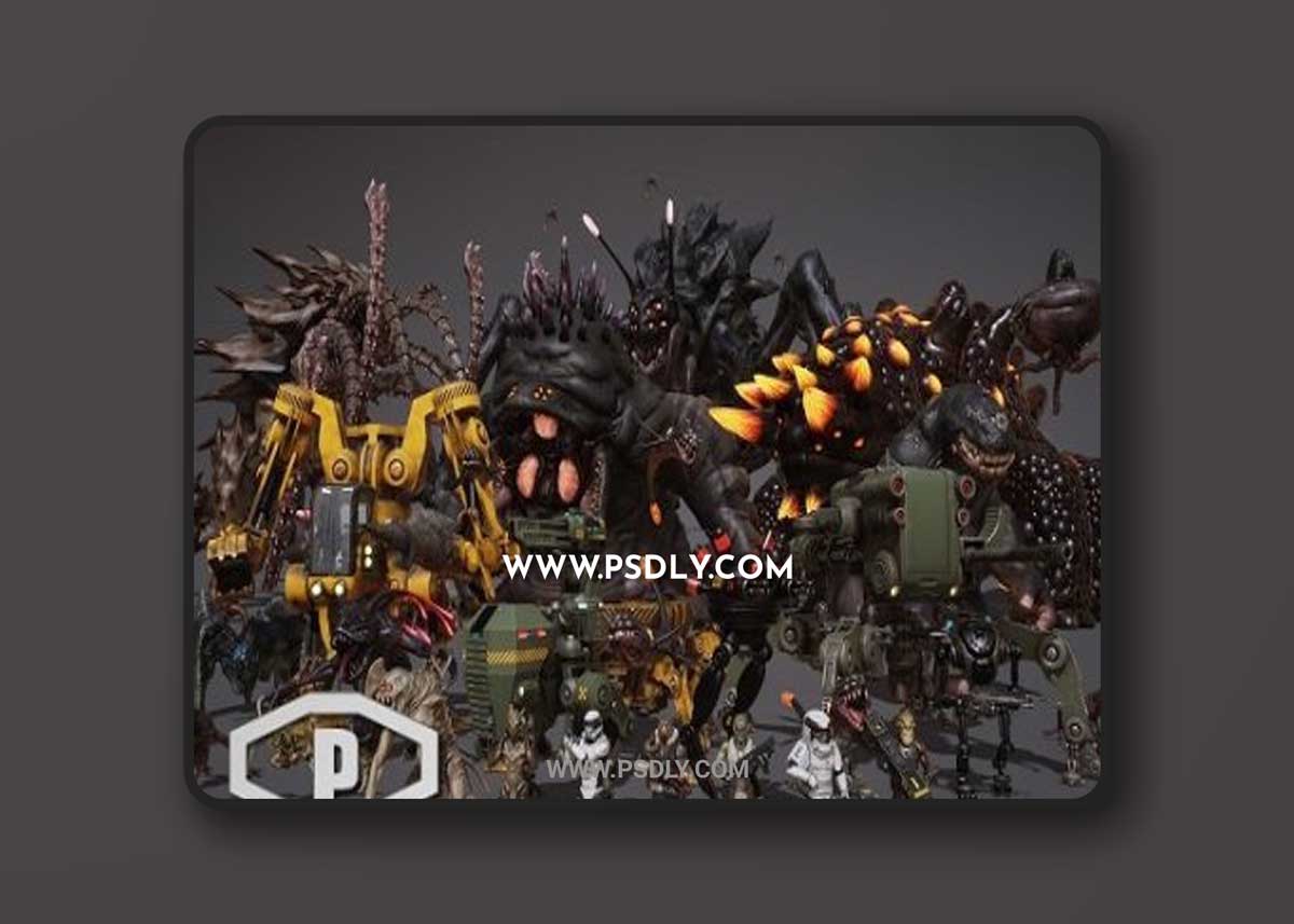 Unity - Sci Fi Characters Mega Pack Vol 2 v1.21