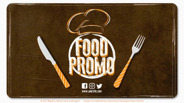 Videohive Food Promo 33745146