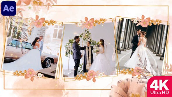 Videohive Wedding Invitation Slideshow 4K (with media) 35459269