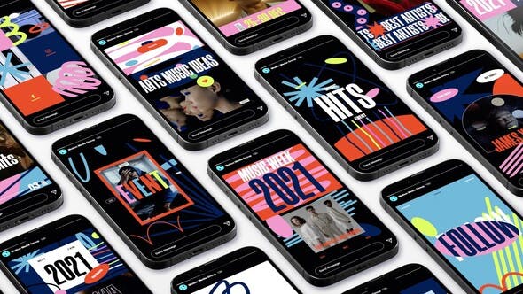 Videohive Music Event Stories Pack 35613596