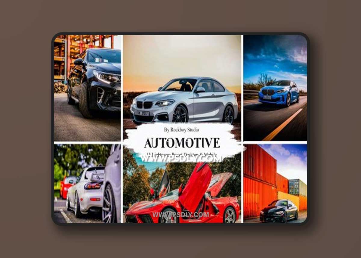 15 Automotive Lightroom Presets