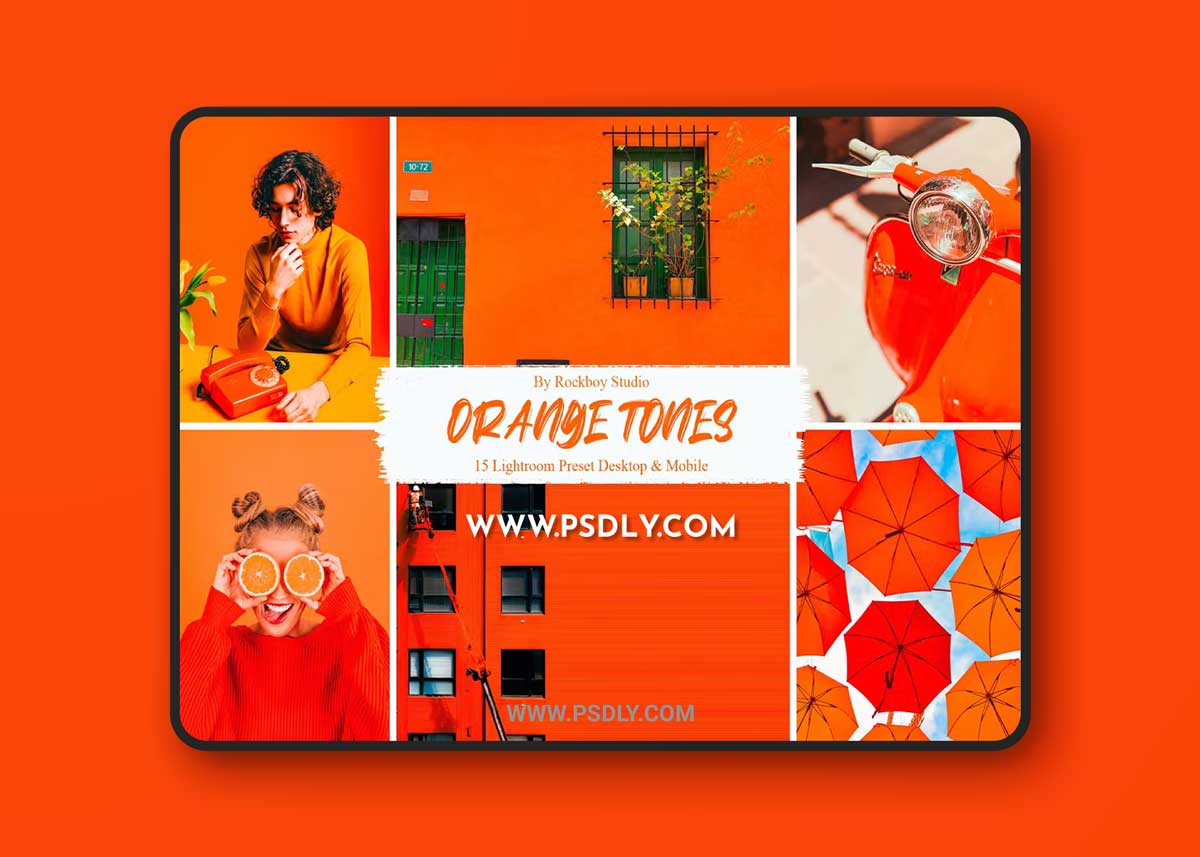 15 Orange Tones Lightroom Presets