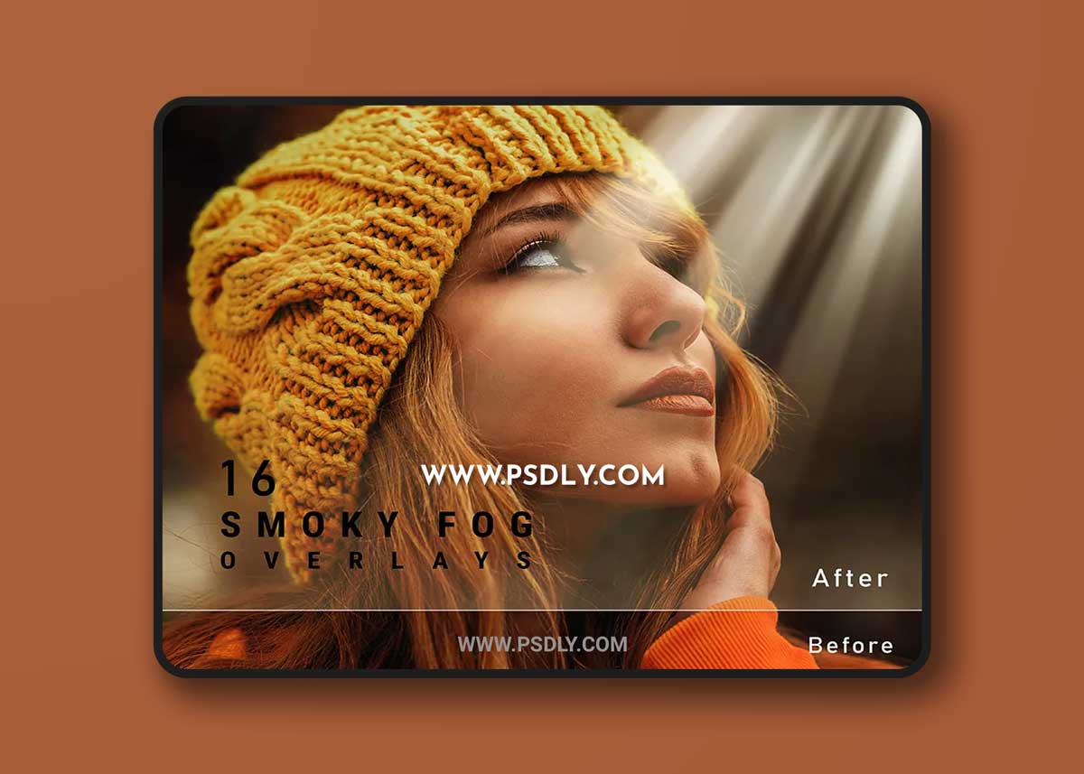 16 Smoky Light Overlays, Realistic light overlays,