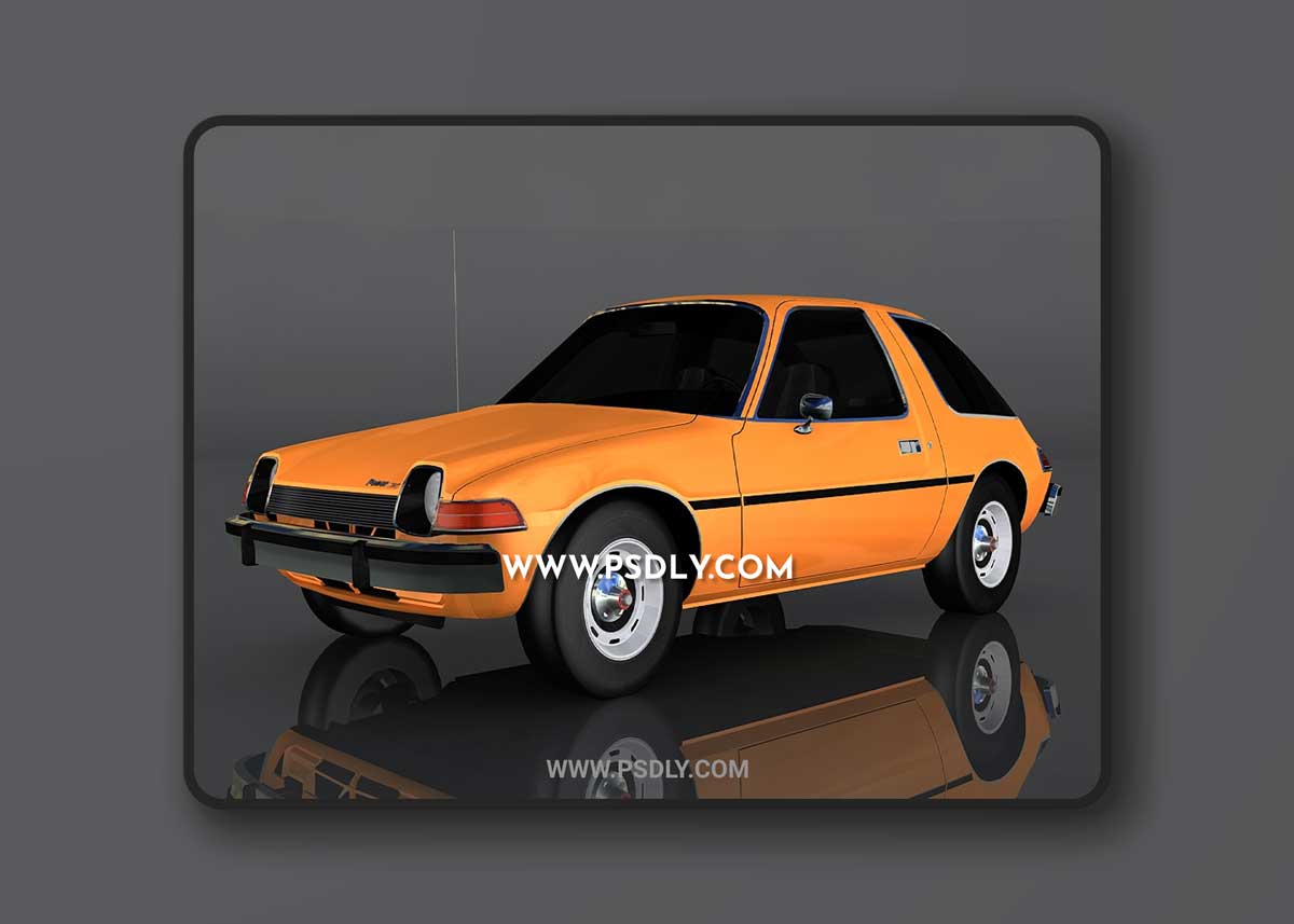 1977 AMC Pacer 3D Model o93257