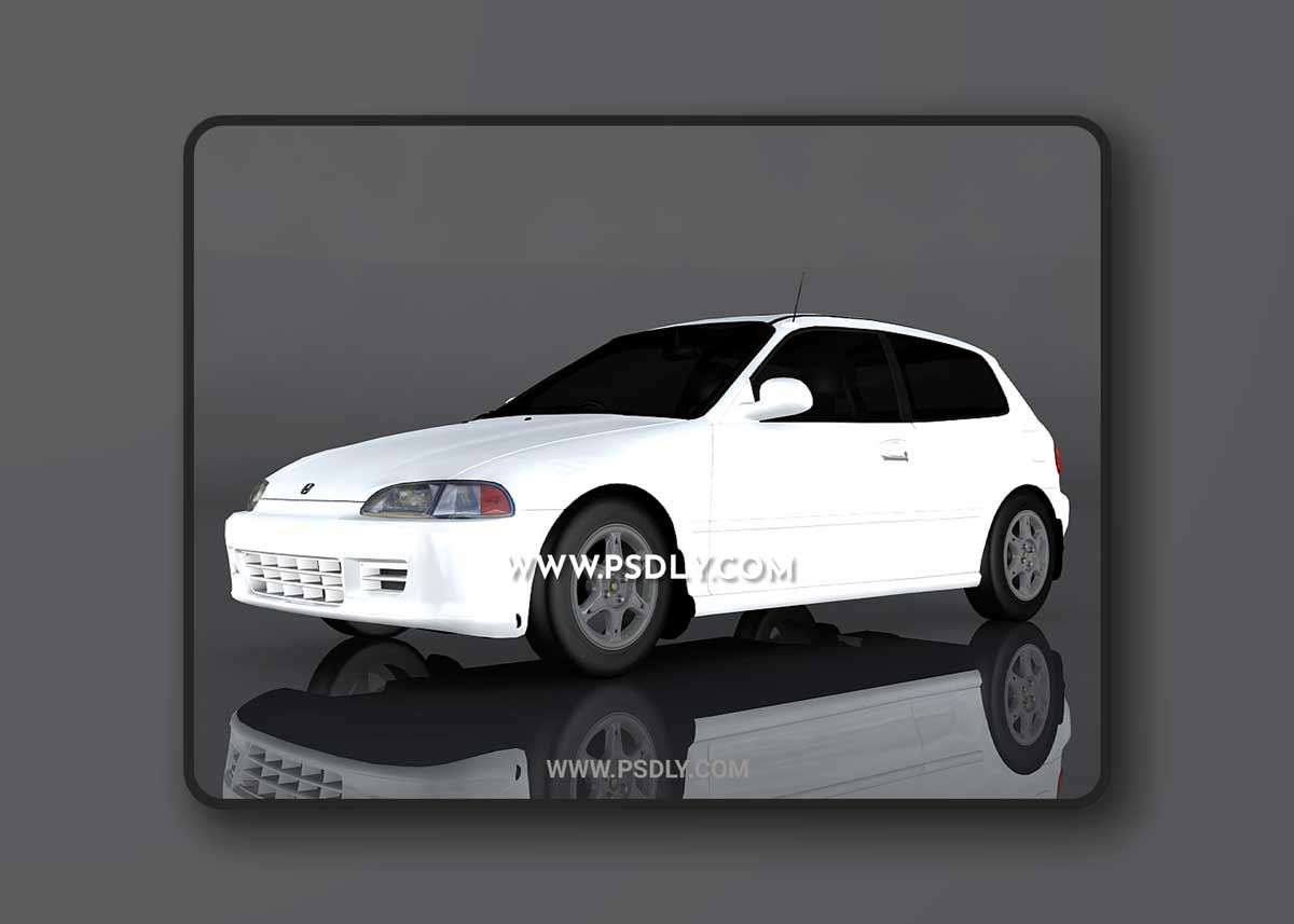 1994 Honda Civic VTI 3D Model o92735