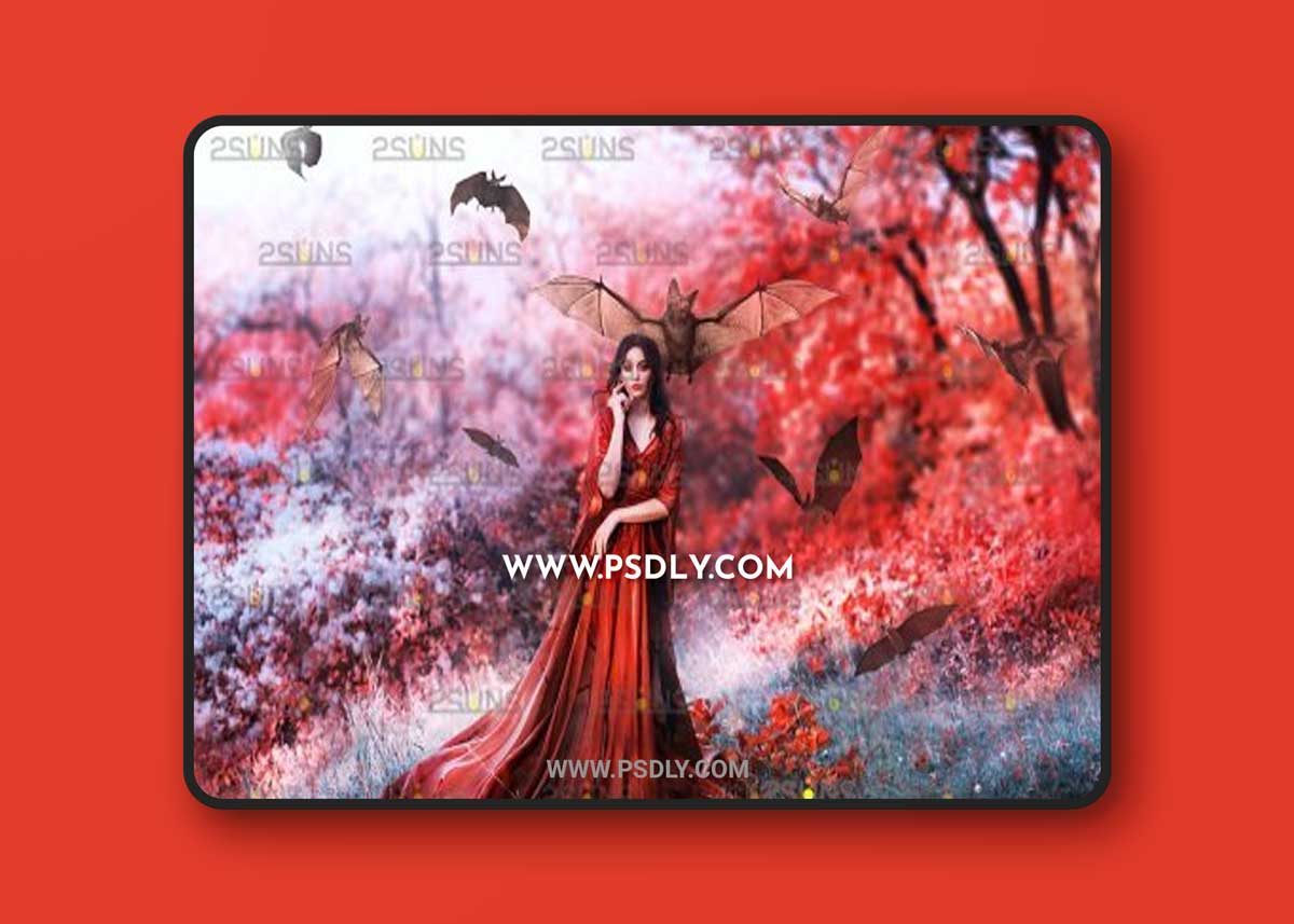 32 Halloween overlay Photoshop overlay Realistic bat clipart