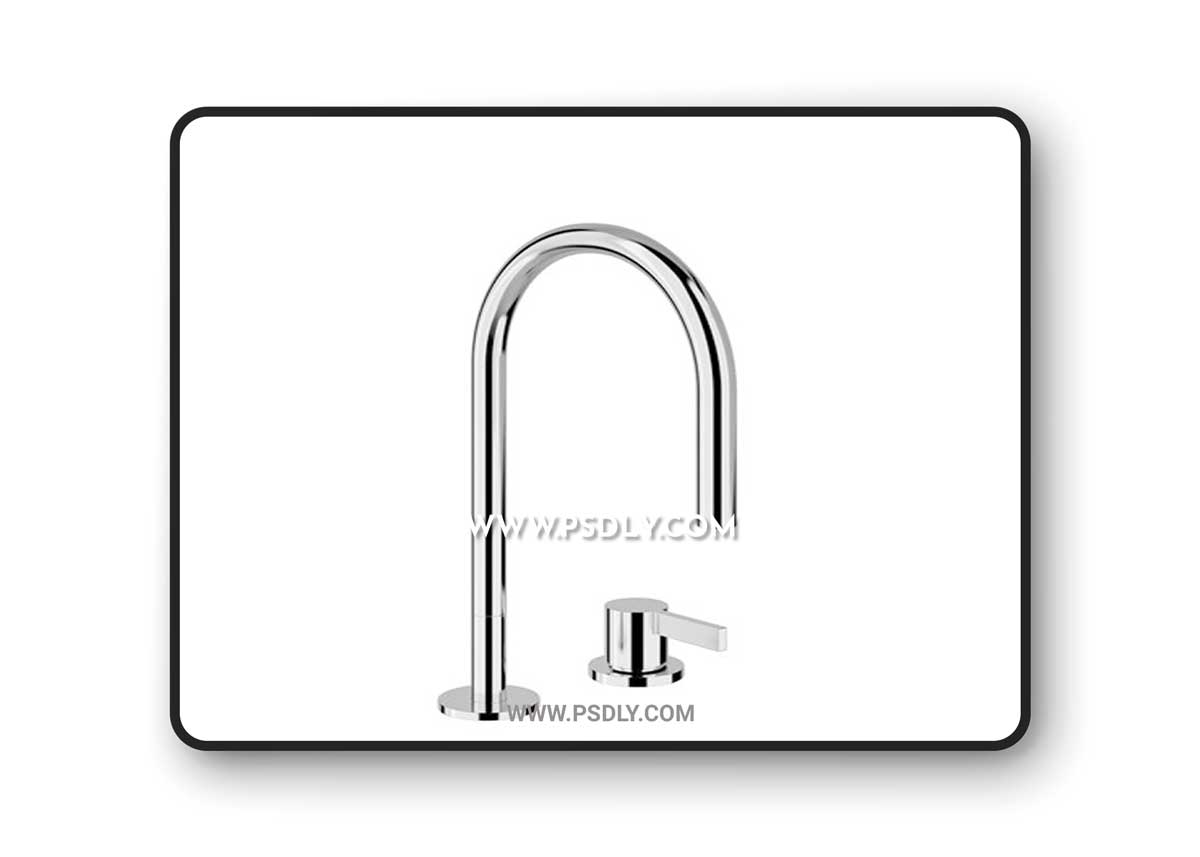 3D-model – Kartell 2-Holes Basin Mixer by Laufen