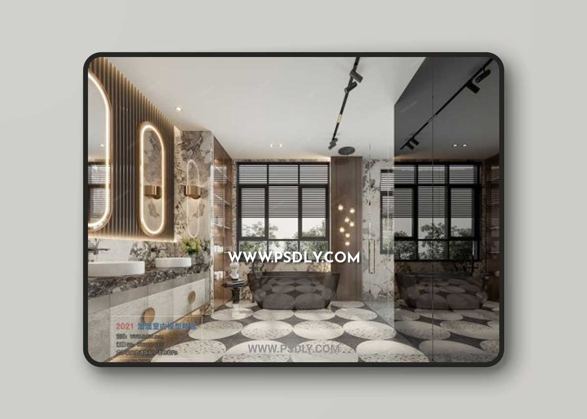 3d66 2021 | Bathroom 04 3D Model