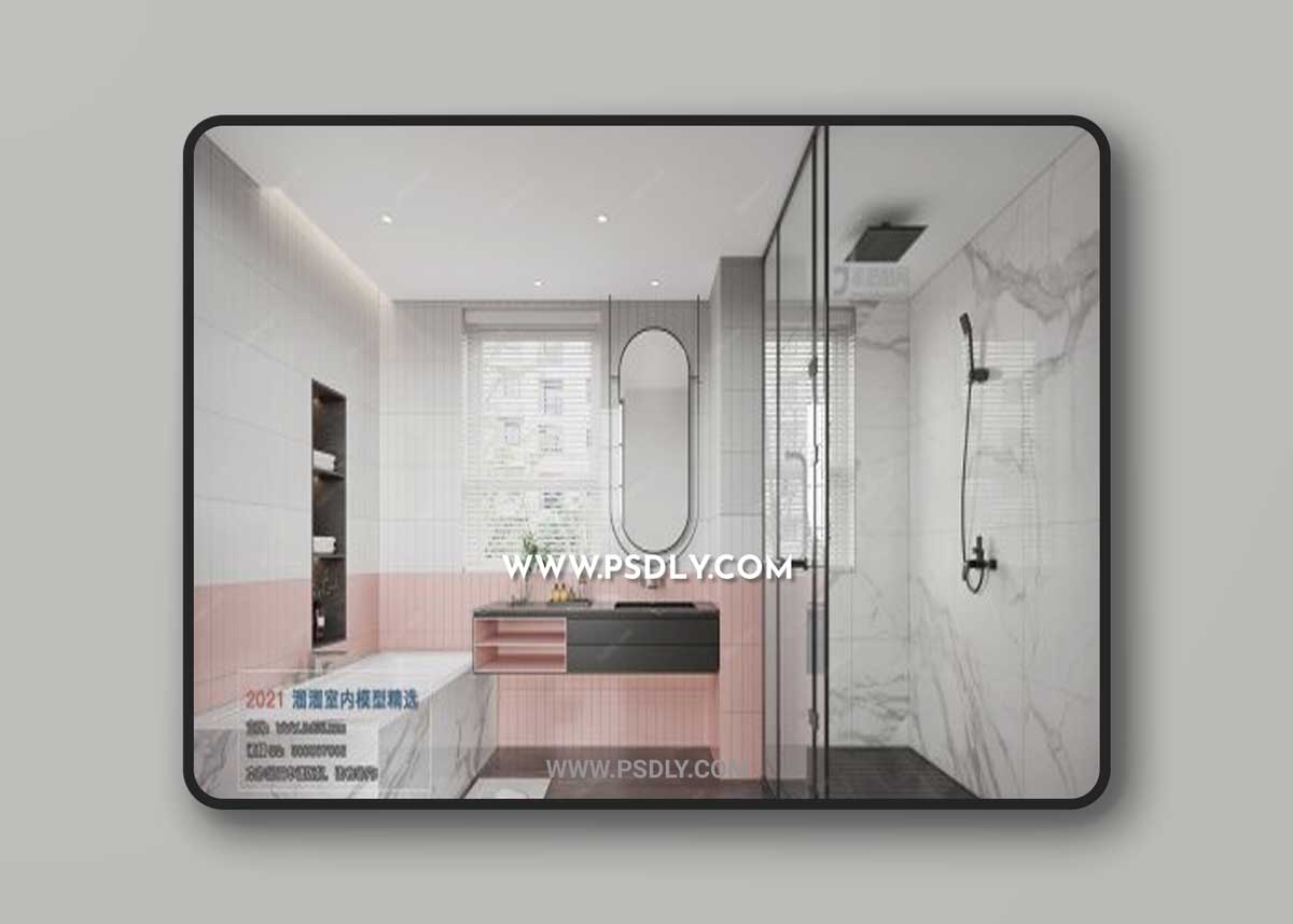 3d66 2021 | Bathroom 09 3D Model