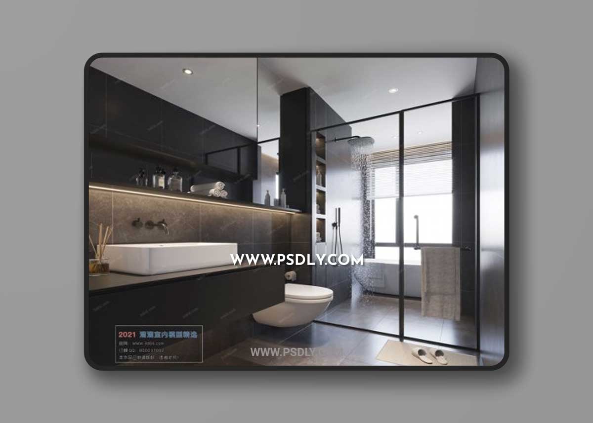 3d66 2021 | Bathroom 12 3D Model