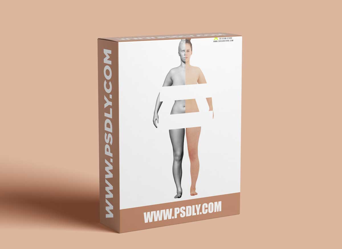 3dscanstore – Colour Female 03 Pose 01