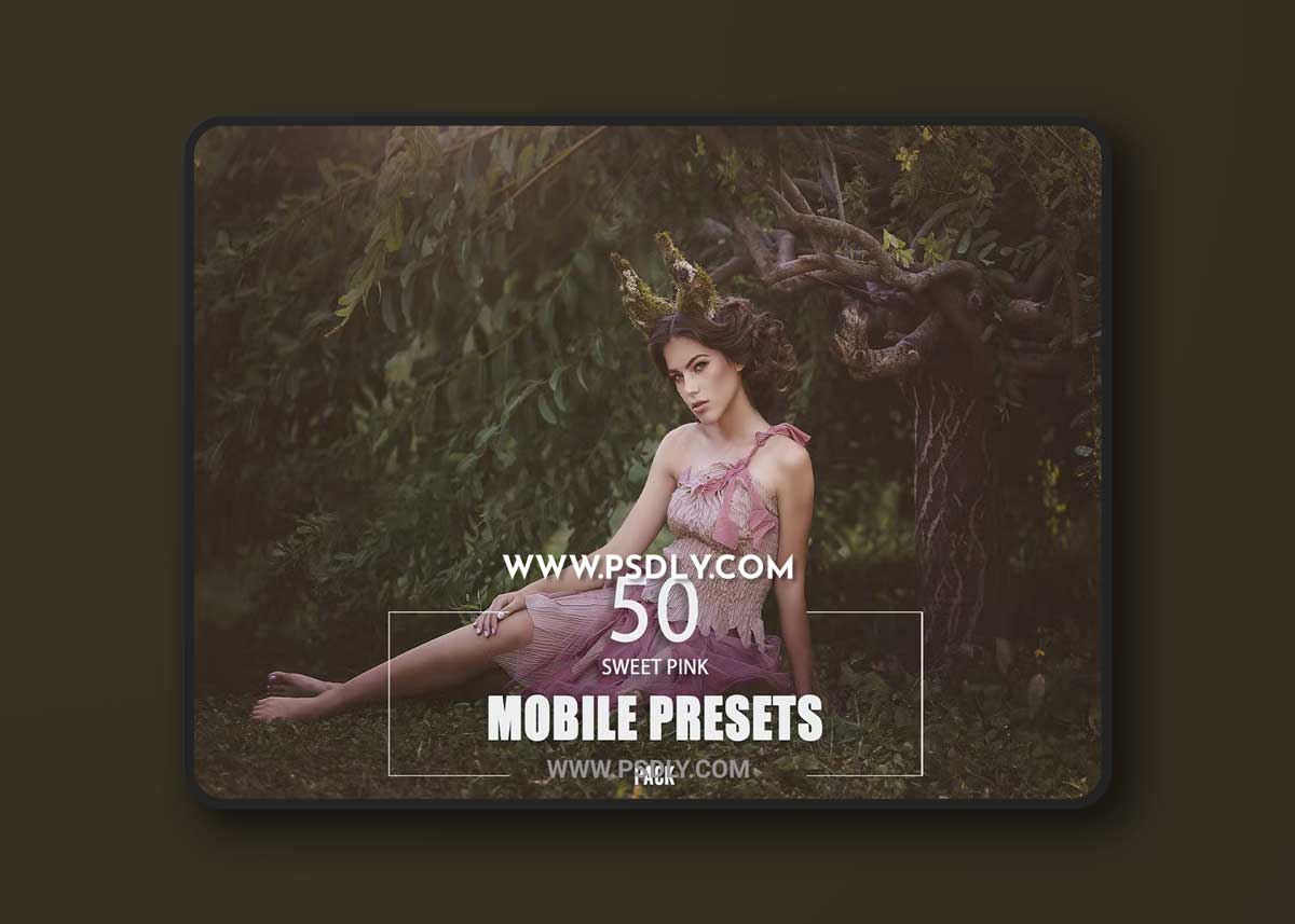 50 Sweet Pink Mobile Presets Pack FYFTVYV