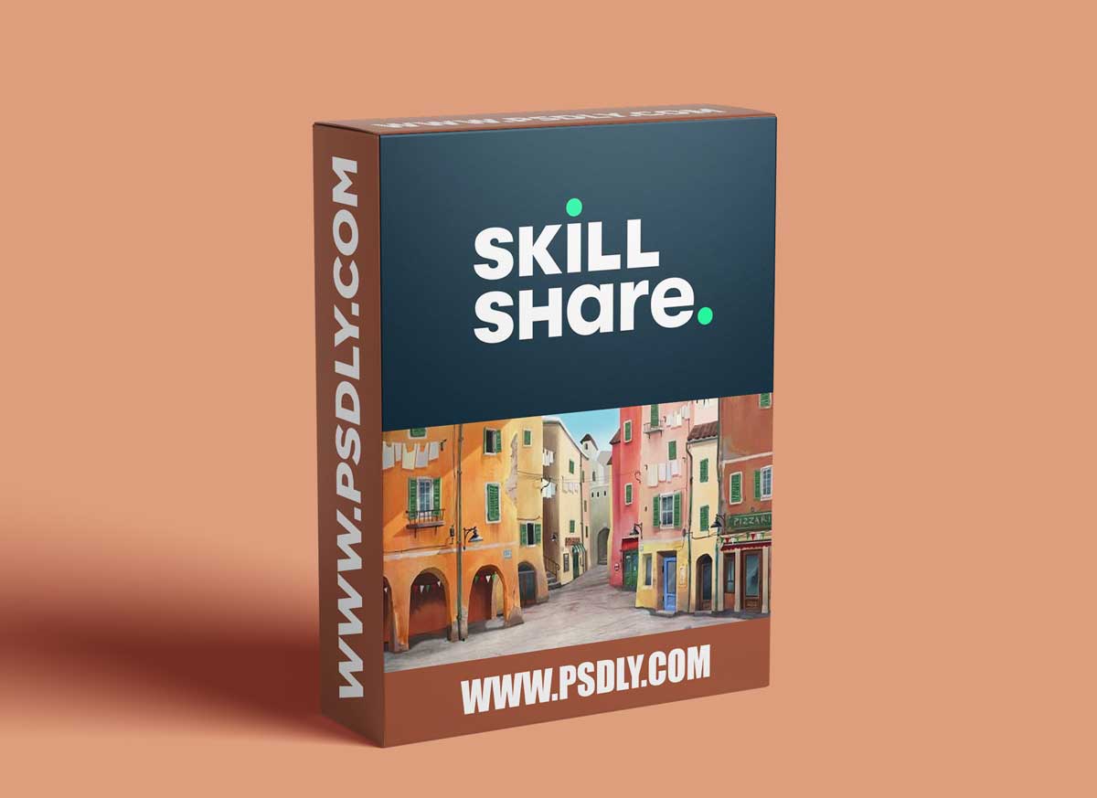 Background Art: Drawing A Street Scene