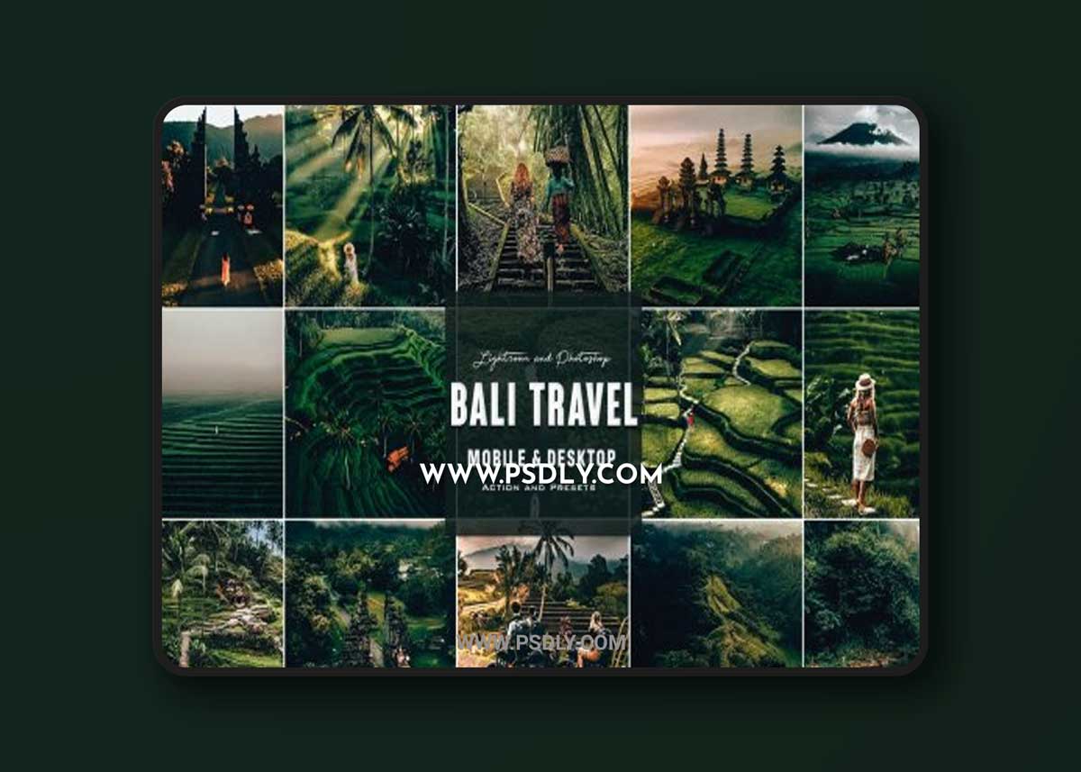 Bali Jungle -Photoshop Actions & Lightroom Presets