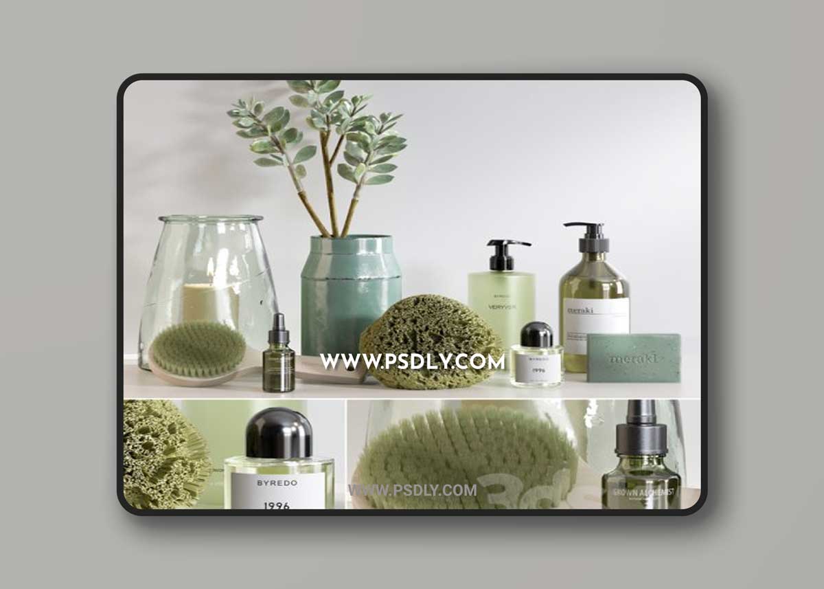 Bathroom Accessories 9 3D Model