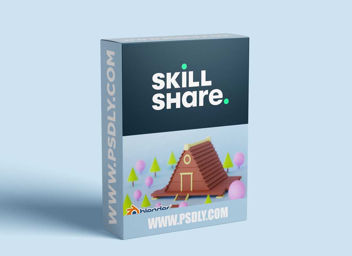 Blender 3D: Easy Cartoon Wood Home Scene